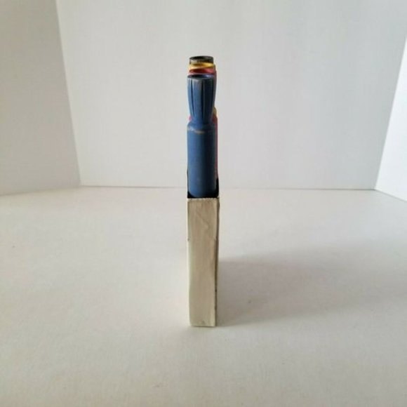 Novelty Wood Redneck Brand Tattoo Kit Black Yellow Red Blue Metal Tin Home Decor - Picture 3 of 4